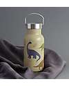 A Little Lovely Company Stainless Steel Drink Bottle - 350ml - Dinosaurs Thermos Bottles