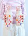 A Little Lovely Company Stainless Steel Drink Bottle - 350ml - Hearts Thermos Bottles