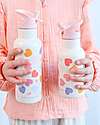 A Little Lovely Company Stainless Steel Drink Bottle - 350ml - Hearts Thermos Bottles