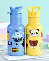 A Little Lovely Company Stainless Steel Drink Bottle - 350ml - Pirates Thermos Bottles