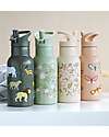 A Little Lovely Company Stainless Steel Drink Bottle - 350ml - Savana Thermos Bottles