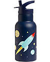 A Little Lovely Company Stainless Steel Drink Bottle - 350ml - Space Thermos Bottles