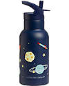 A Little Lovely Company Stainless Steel Drink Bottle - 350ml - Space Thermos Bottles