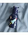 A Little Lovely Company Stainless Steel Drink Bottle - 350ml - Space Thermos Bottles