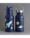 A Little Lovely Company Stainless Steel Drink Bottle - 350ml - Space Thermos Bottles
