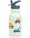 A Little Lovely Company Stainless Steel Drink Bottle - 350ml - Vehicles Thermos Bottles