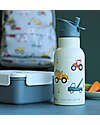 A Little Lovely Company Stainless Steel Drink Bottle - 350ml - Vehicles Thermos Bottles
