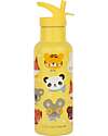 A Little Lovely Company Stainless Steel Drink Bottle - 500 ml - Animal Friends Thermos Bottles