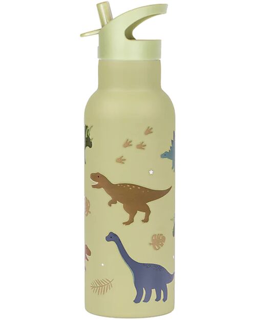 A Little Lovely Company Stainless Steel Drink Bottle - 500 ml - Forest Friends Thermos Bottles