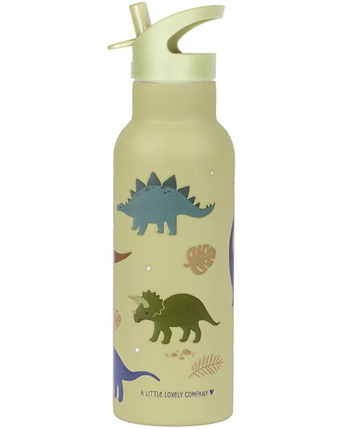 A Little Lovely Company Stainless Steel Drink Bottle - 500 ml - Forest Friends Thermos Bottles