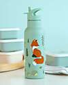 A Little Lovely Company Stainless Steel Drink Bottle - 500 ml - Forest Friends Thermos Bottles