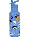 A Little Lovely Company Stainless Steel Drink Bottle - 500 ml - Pirates Thermos Bottles