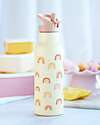 A Little Lovely Company Stainless Steel Drink Bottle - 500 ml - Rainbow Thermos Bottles