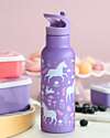 A Little Lovely Company Stainless Steel Drink Bottle - 500 ml - Unicorn Dreams Thermos Bottles