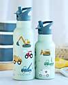 A Little Lovely Company Stainless Steel Drink Bottle - 500 ml - Vehicles Thermos Bottles