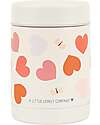 A Little Lovely Company Stainless Steel Food Holder Thermos - 300 ml - Hearts Thermal Containers