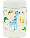 A Little Lovely Company Stainless Steel Food Holder Thermos - 300 ml - Jungle Thermal Containers