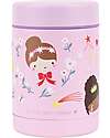 A Little Lovely Company Stainless Steel Food Holder Thermos - 300 ml - Princesses Thermal Containers