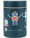 A Little Lovely Company Stainless Steel Food Holder Thermos - 300 ml - Robot Thermal Containers