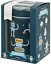 A Little Lovely Company Stainless Steel Food Holder Thermos - 300 ml - Robot Thermal Containers
