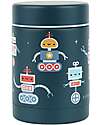 A Little Lovely Company Stainless Steel Food Holder Thermos - 300 ml - Robot Thermal Containers