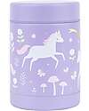 A Little Lovely Company Stainless Steel Food Holder Thermos - 300 ml - Unicorn Dreams Thermal Containers