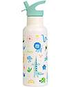 A Little Lovely Company Stainless Steel Insulated Water Bottle - 500 ml - Jungle Thermos Bottles