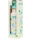 A Little Lovely Company Stainless Steel Insulated Water Bottle - 500 ml - Jungle Thermos Bottles
