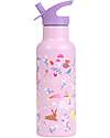 A Little Lovely Company Stainless Steel Insulated Water Bottle - 500 ml - Princesses Thermos Bottles