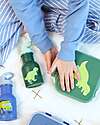 A Little Lovely Company Stainless Steel Water Bottle - 350 ml - Dinosaur Non-Thermal Water Bottles