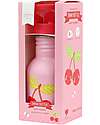 A Little Lovely Company Stainless Steel Water Bottle - 350 ml - Happy Cherries Non-Thermal Water Bottles