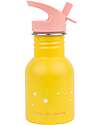 A Little Lovely Company Stainless Steel Water Bottle - 350 ml - Shooting Stars Non-Thermal Water Bottles