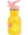 A Little Lovely Company Stainless Steel Water Bottle - 350 ml - Shooting Stars Non-Thermal Water Bottles