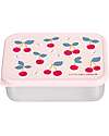 A Little Lovely Company Steel Lunch Box - Cherries - 17.5 x 6 x 12.5 cm Food Containers