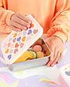 A Little Lovely Company Steel Lunch Box - Hearts - 17.5 x 6 x 12.5 cm Snack Boxes