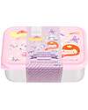 A Little Lovely Company Steel Lunch Box - Princesses - 17.5 x 6 x 12.5 cm Food Containers