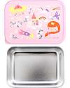 A Little Lovely Company Steel Lunch Box - Princesses - 17.5 x 6 x 12.5 cm Food Containers