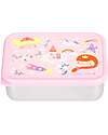 A Little Lovely Company Steel Lunch Box - Princesses - 17.5 x 6 x 12.5 cm Food Containers