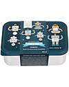A Little Lovely Company Steel Lunch Box - Robot - 17.5 x 6 x 12.5 cm Snack Boxes