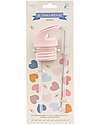 A Little Lovely Company Straw and Brush Cap Kit - Hearts Bottle Accessories