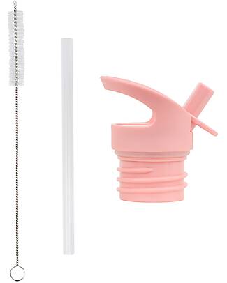 A Little Lovely Company Straw and Brush Cap Kit - Shooting Stars Bottle Accessories