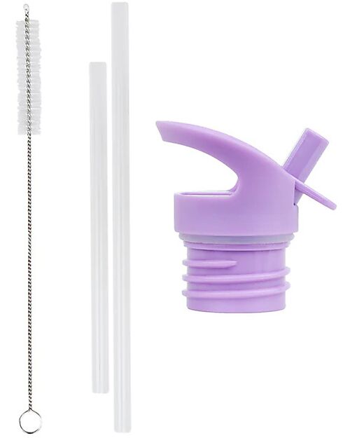 A Little Lovely Company Straw and Pipe Cleaner Cap Kit - Princesses Bottle Accessories