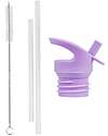 A Little Lovely Company Straw and Pipe Cleaner Cap Kit - Princesses Bottle Accessories