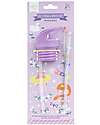 A Little Lovely Company Straw and Pipe Cleaner Cap Kit - Princesses Bottle Accessories