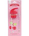 A Little Lovely Company Straw Cap and Pipe Cleaner Kit - Happy Cherries Bottle Accessories