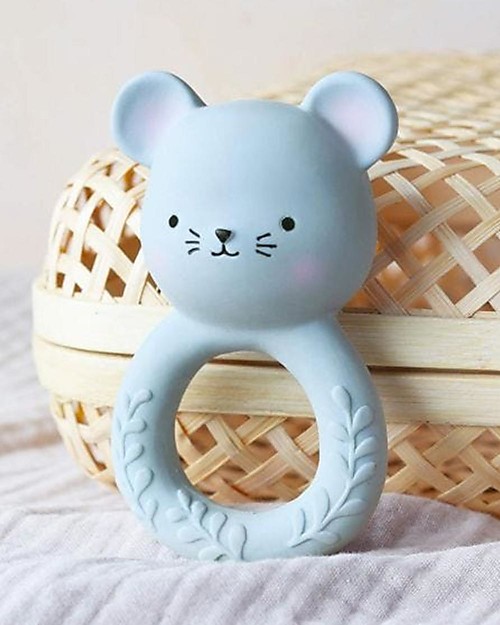 A Little Lovely Company Teething Ring: Mouse Teethers