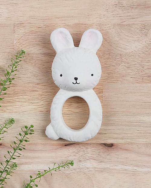 Stainless steel hot sale teething ring