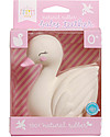 A Little Lovely Company Teething Toy, White Swan - 100% Natural Rubber Teethers