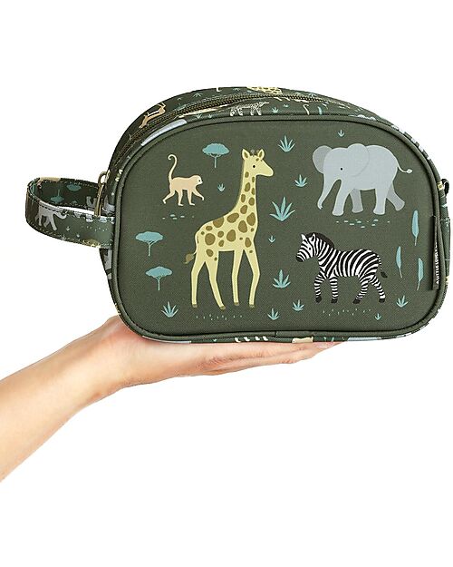 A Little Lovely Company Toiletry Bag - Savanna - 20.5 x 14 x 9.5 cm Pencil Cases