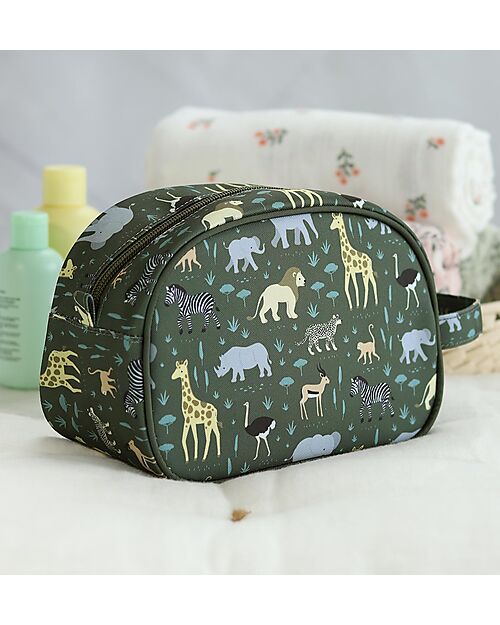 A Little Lovely Company Toiletry Bag - Savanna - 20.5 x 14 x 9.5 cm Pencil Cases